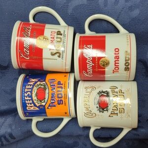 Campbell's Soup 125th Anniversary Mugs